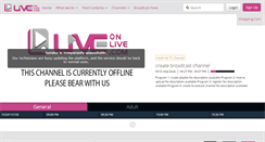 Desktop Screenshot of liveonlive.com